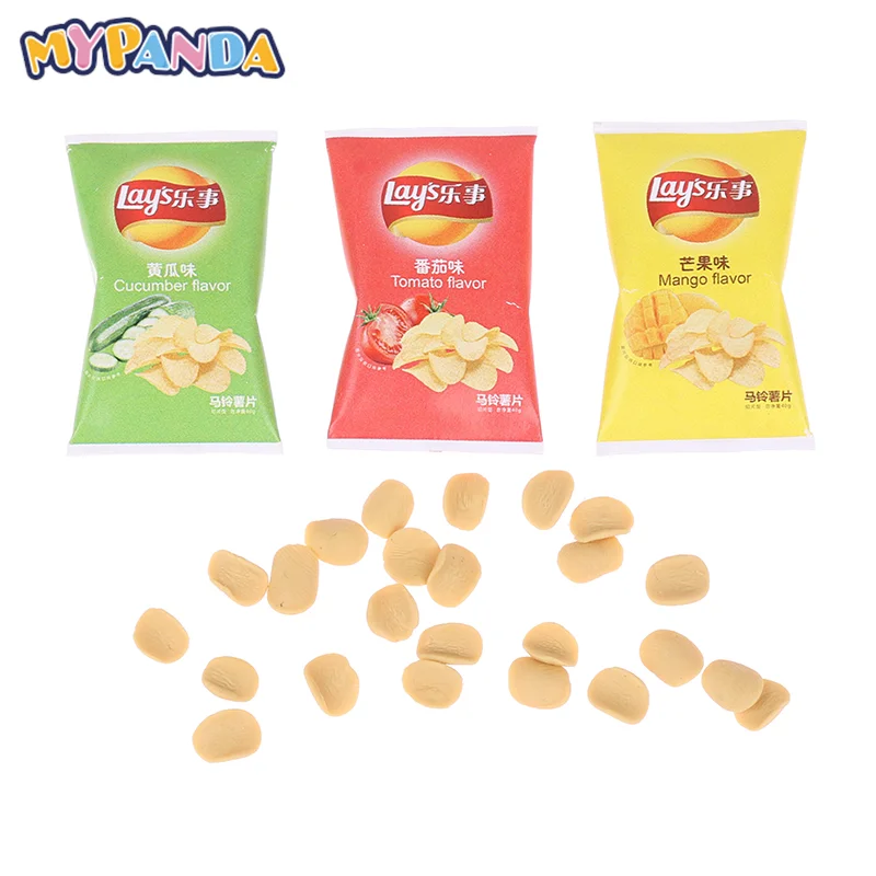 

1 Набор 1:12 миниатюрная еда для кукольного домика, мини-кухня с 8 чипами, набор закусок, десерт, модель, кухонные аксессуары для кукольного дом...