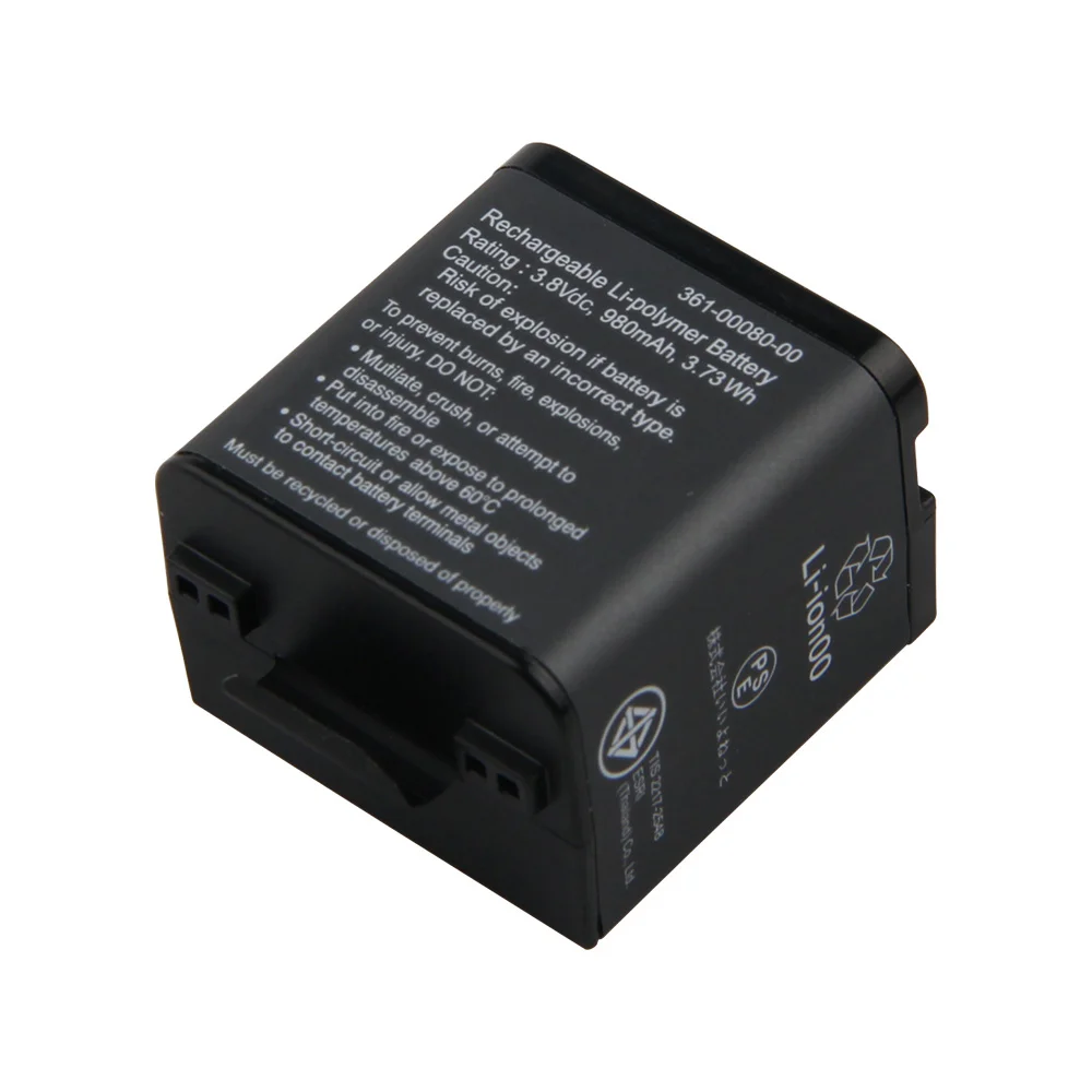 Оригинальная запасная батарея для Garmin Virb X Compact VIRB XE 361-00080-00 980 мАч | Мобильные