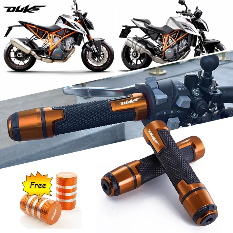 

For KTM Duke 125 200 390 790 990 1190 1090 Motorcycle Accessories CNC Anti-Slip Handlebar Grips Ends Handle Cap Hand Bar Plug