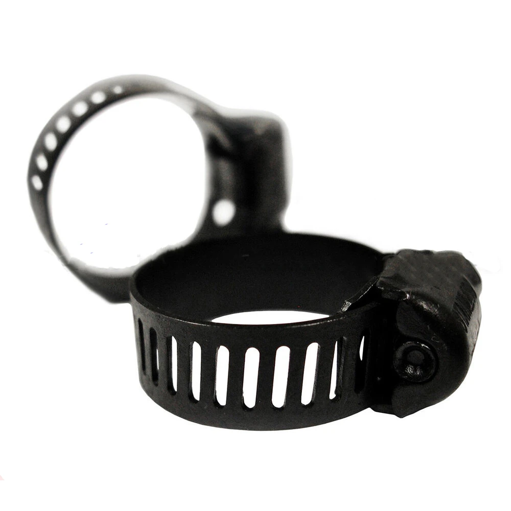 

10/20pcs Black Worm Drive Hose Clamps for 3/8in. Stainless Steel Adjustable Fuel Pipe Line Worm Size Clip Hoop Hose Clamp