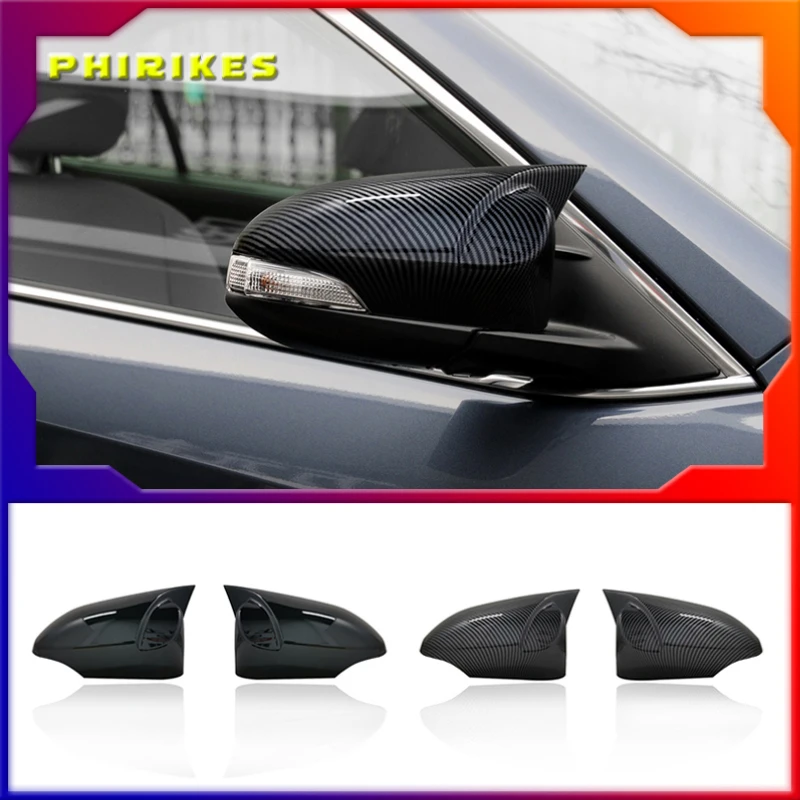 

2 шт., зеркальные колпачки из углеродного волокна для Toyota Camry 2011-2017