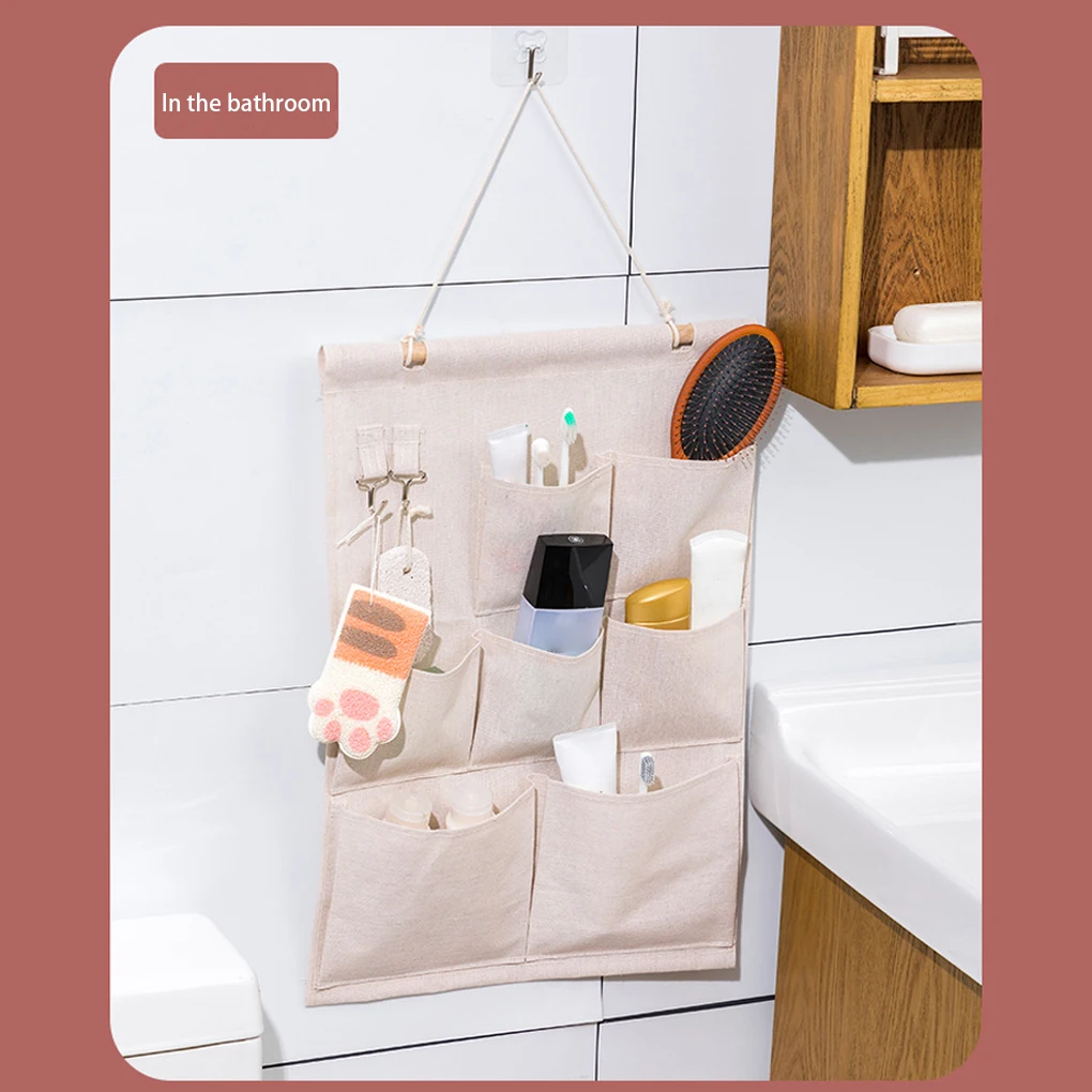 

Storage Hanging Bag Linen Store Rack Home Organizer