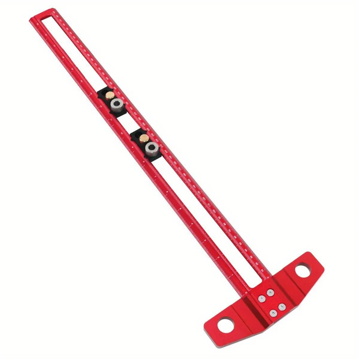 Деревообрабатывающий 2-в-1 сверлильный позиционирующий наконечник линейка для