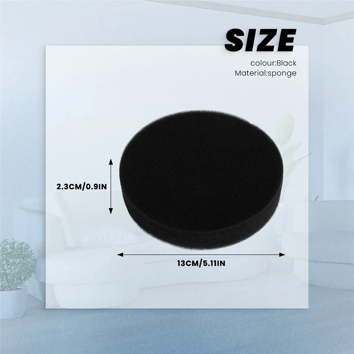 Вакуумный пенный фильтр для DCF-26 3 шт. замена 1608225 Заменяет деталь 68465A 68465A-2 68465-2 68465