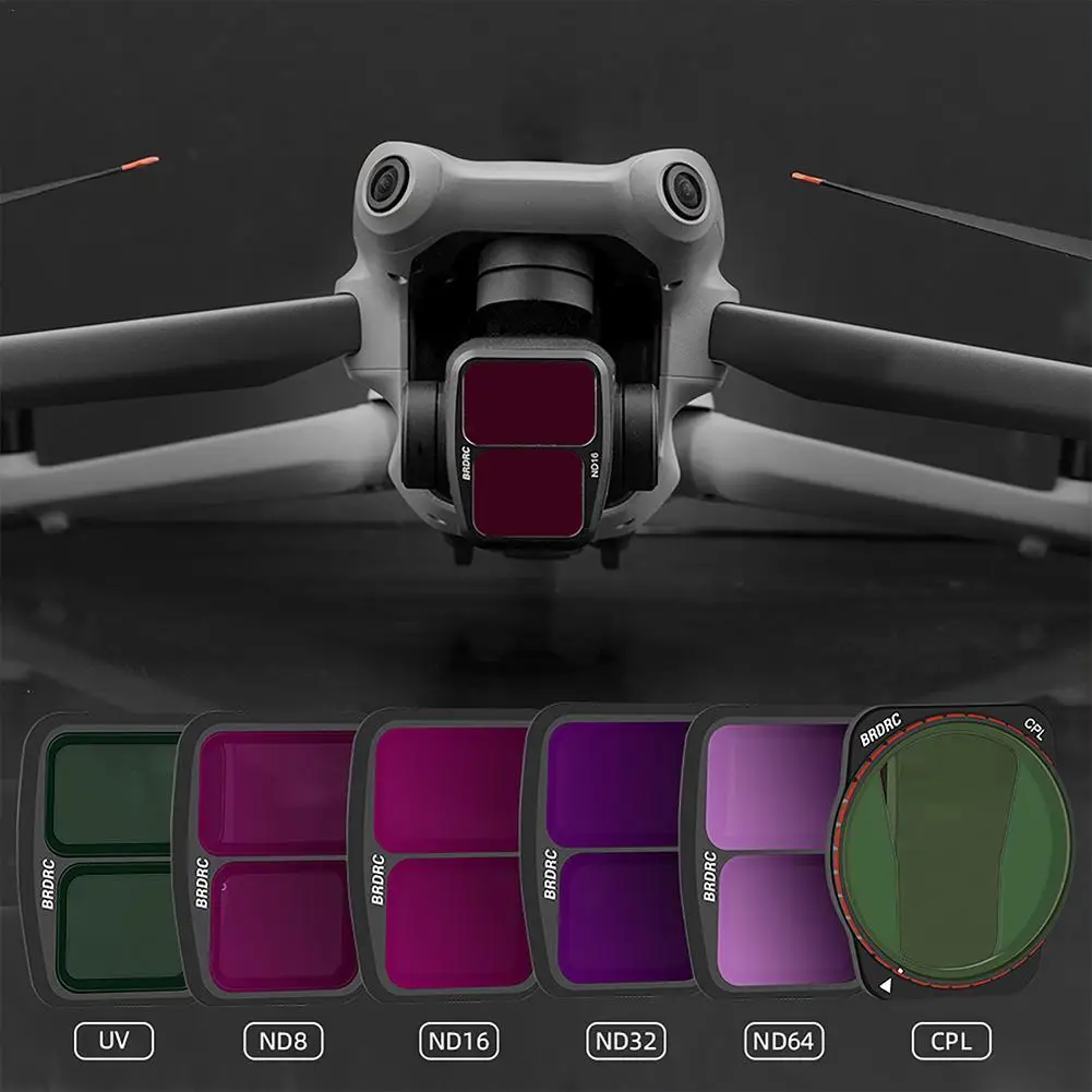 

ND Filter For DJI Air 3 Filters Set Lens Gimbal Protector Camera ND8/16/32/64/1000 UV Proof Polar CPL Air3 Accessories