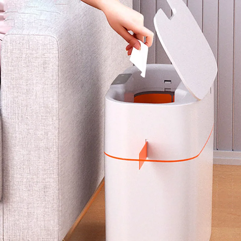 Small Designer Trash Can Portable Door Bathroom Camping Recycled Trash Can Hotel Style Smart Tools De Poubelle House Accessories
