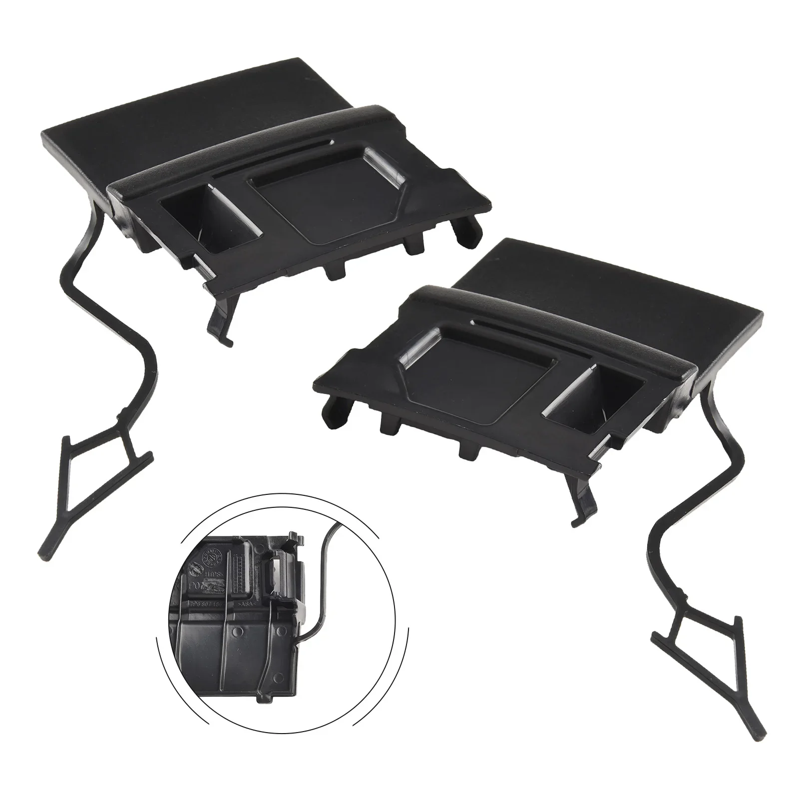 Стабильный черный пластиковый передний бампер буксировочный крючок крышка OEM