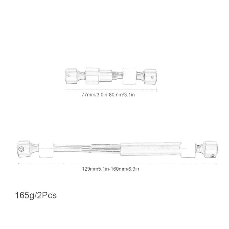 1 комплект карданных валов набор оси металлический приводной вал CVD собачья кость