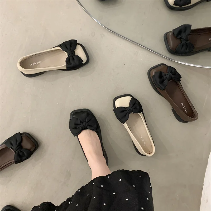 

Модная обувь весна-осень Новинка Однослойная пряжка в стиле ретро повседневная униформа Маленькая кожаная обувь