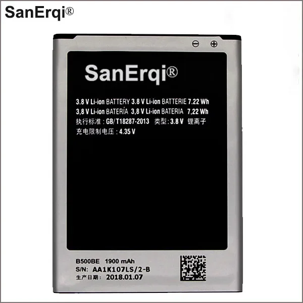 B500AE B500BE Аккумулятор 1900 мАч или Samsung Galaxy S4 Mini i9192 i9195 i9190 i9198 J110 I435 I257 3-контактный