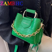 luxury womens leather small totes cute short handle shoulder crossbody bags for women 2022 designer brand trend chains handbags