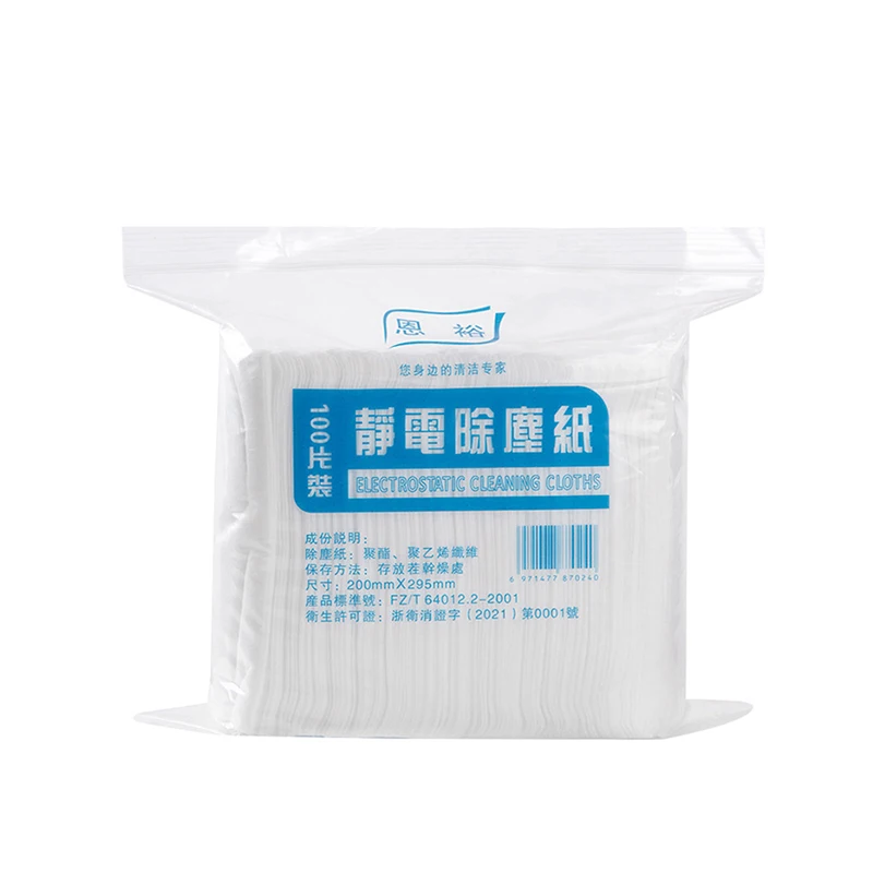 30-100 шт. одноразовые электростатические салфетки для пола из микроволокна швабра