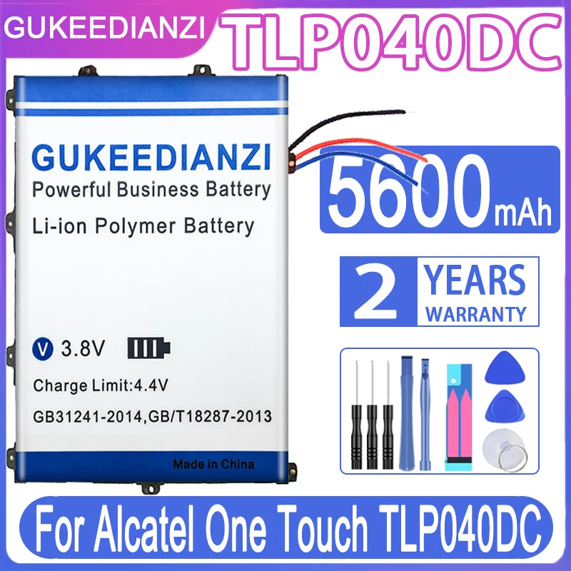 

GUKEEDIANZI Replacement Battery 5600mAh For Alcatel One Touch TLP040DC