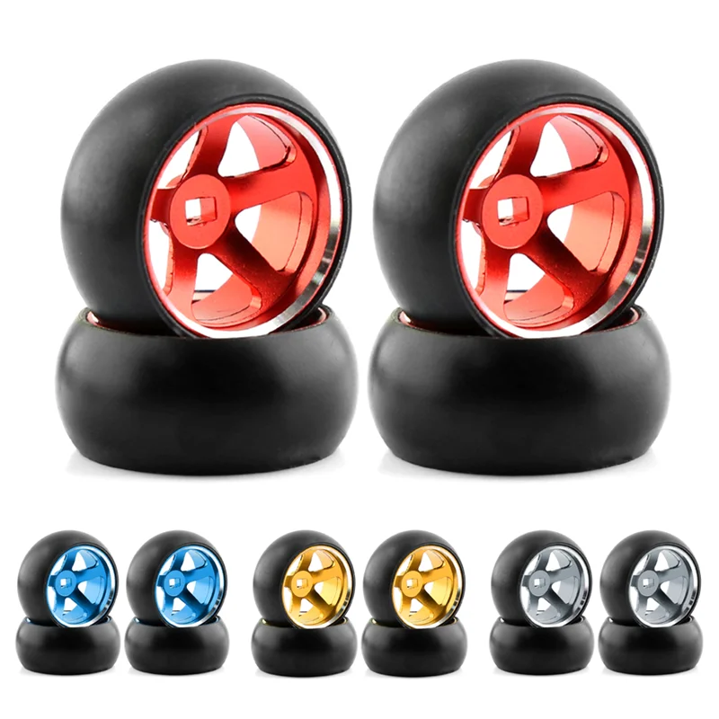 

1/28 Wltoys 284131 K969 K989 Kyosho Mini-Z Hard Plastic Drift Tires Tyre Metal Wheel Rim 1:28 RC Car Upgrades Parts