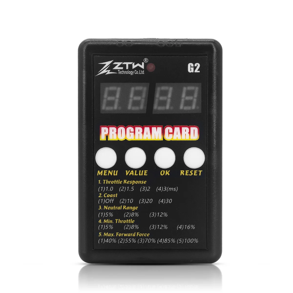 

ZTW New LED Program Card G2 For Beast G2 Series ESC Setting Parameters RC Model Parts Accessories