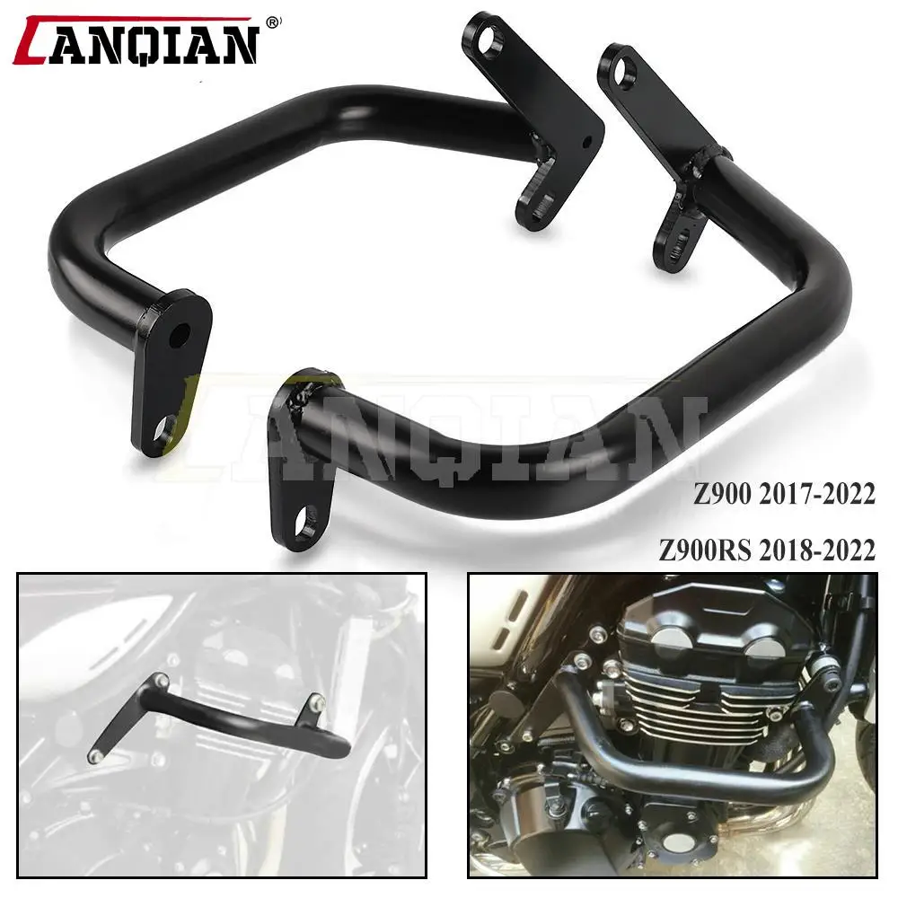 For KAWASAKI Z900 2017-2022 Motorcycle Engine Bumper Guard Crash Bars Frame Protection Z 900 RS Z900RS 2018 2019 2020 2021 2022