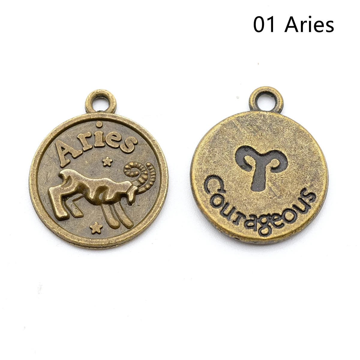 

Винтажный бронзовый знак зодиака, кулон, подвеска в виде созвездия для дневника путешественника, декоративный аксессуар для ноутбука