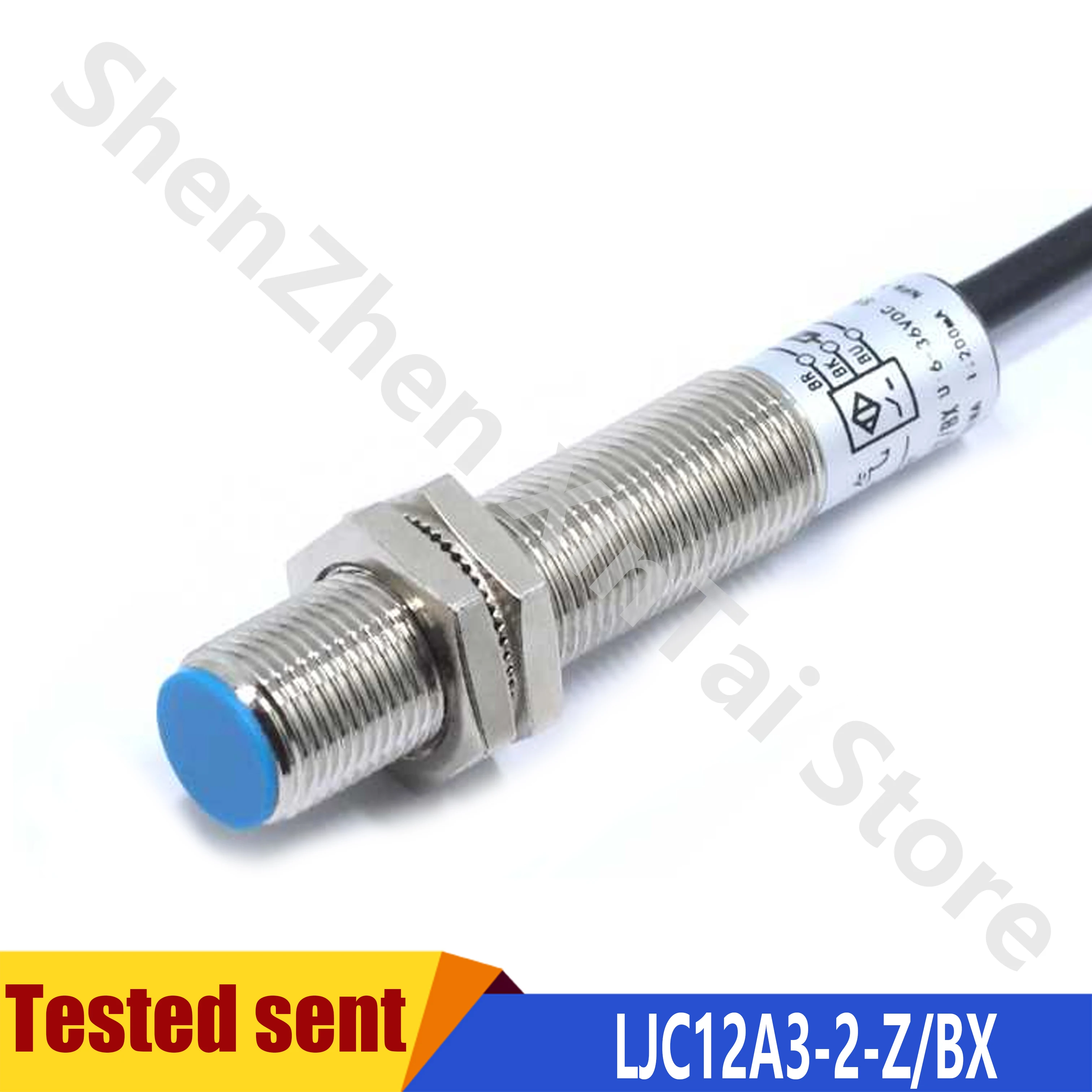 Емкостный датчик M12, 2 шт., 3 провода, NPN/PNP NO/NC 6-36 В постоянного тока, ΦLJC12A3-2-Z/BX AX BY AY