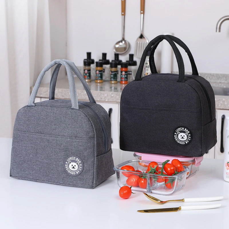 

Tote Work Travel Food Bag Cooler Bag Portable Lunchbox Bento Accessories Kids Lunch Thermal For Container Insulated Women Picnic