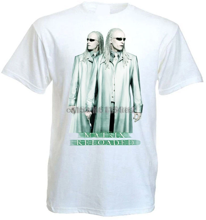 Перезагруженный плакат из фильма Matrix мужские футболки одежда индивидуальная