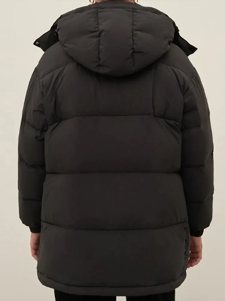 Новые модные толстые теплые хлопковые пальто с капюшоном для женщин