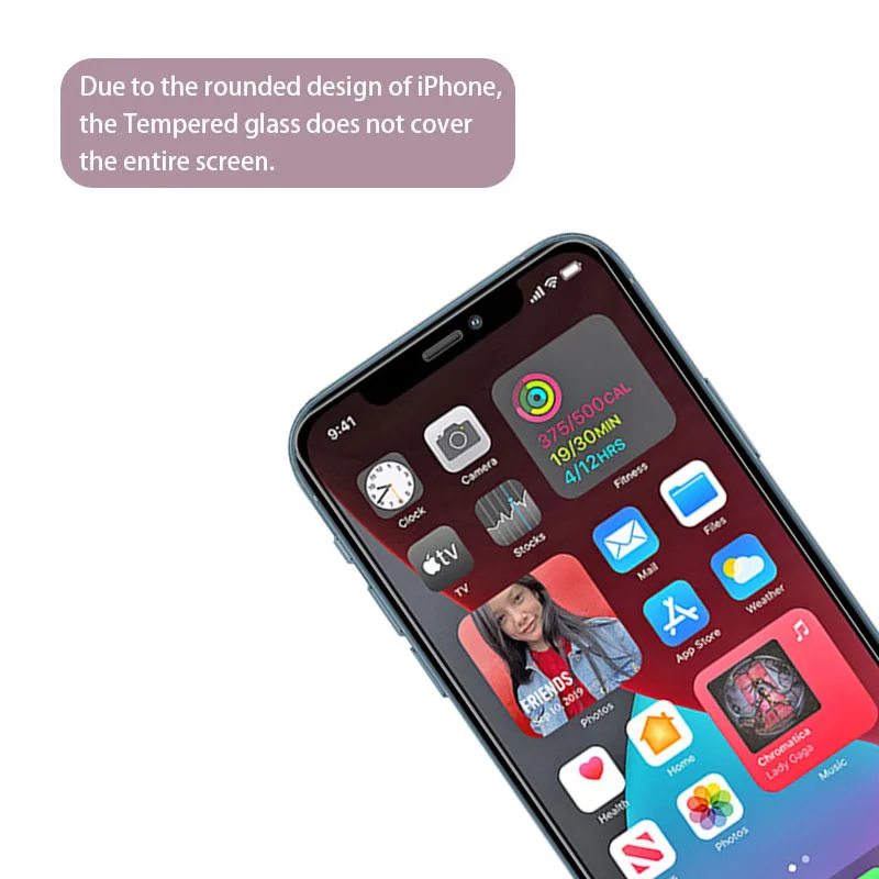 Защитное закаленное стекло для Apple iPhone 12 Pro Max Mini, защитная пленка для экрана iPhone 12, 12 Pro, 12 Pro Max, 12 Mini, пленка для iPhone. (art.: 3920daea653d3) - 3920daea653d3