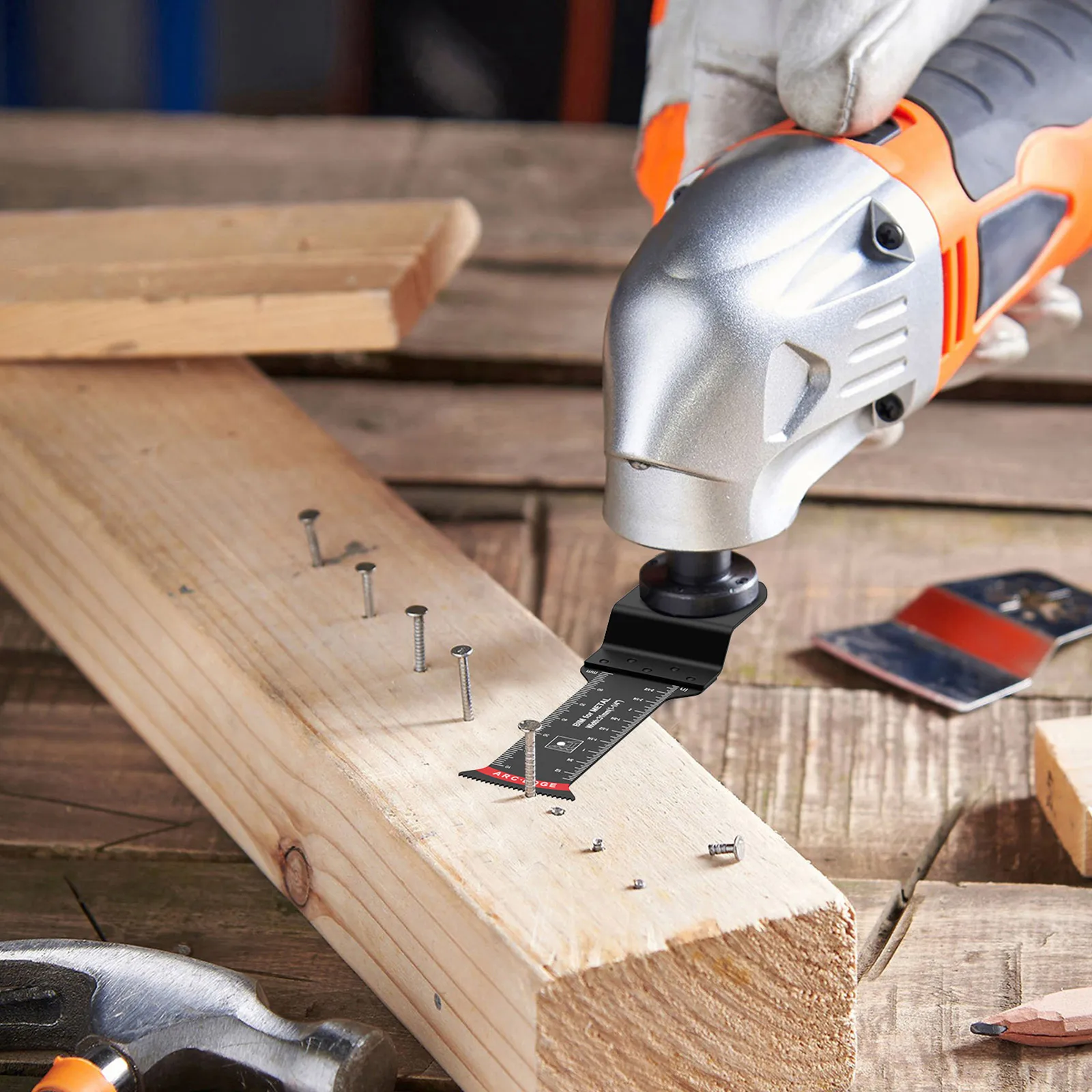 Сверхдлинное Осциллирующее лезвие пилы 12 шт. двухметаллическое износостойкое