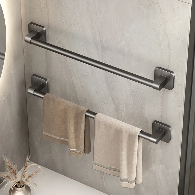 

Towel rack, non perforated wall mounted storage rack, bathroom towel, single pole toilet, bathroom storage rack