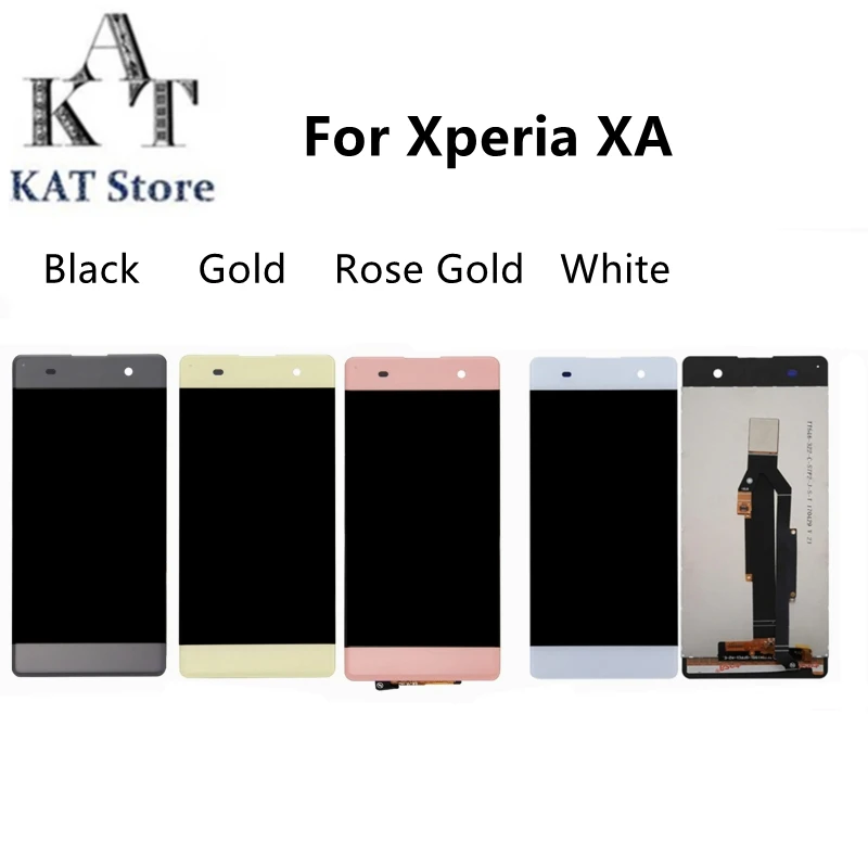 

KAT LCD Screen Replacement For Sony Xperia XA F3111 F3112 F3115 F3116 LCD Display Touch Screen Assembly Spare Part Replacement