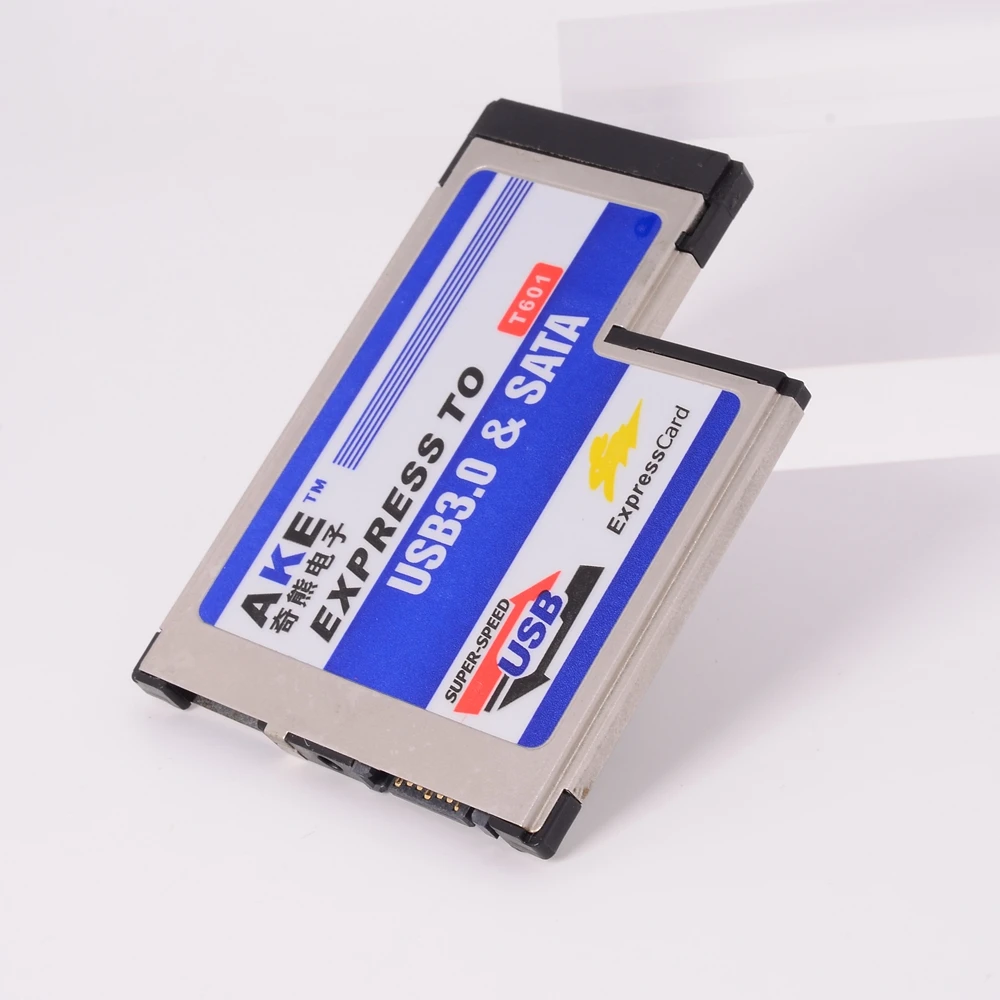 Фото ExpressCard 54 мм для ноутбука Express с USB3.0 + SATA Карта расширения Т-образный L-образный №1