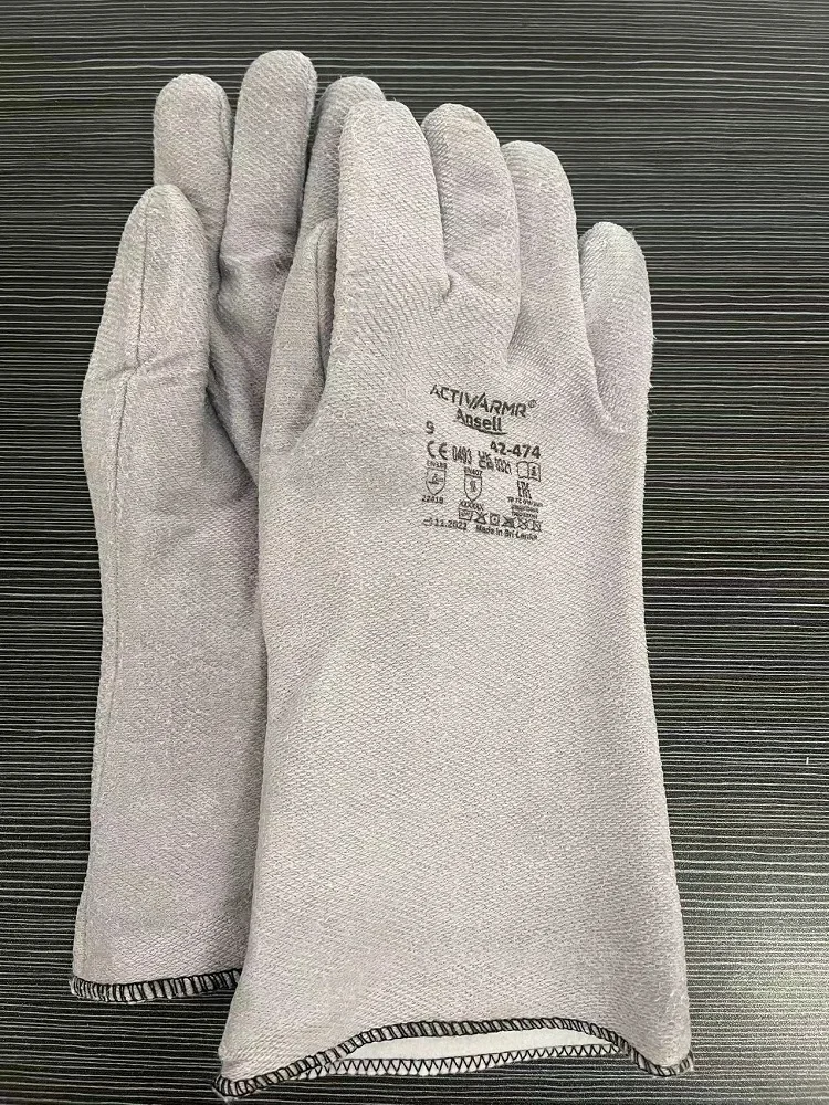 

Ansell 42-474(1 пара) Нетканые полиэфирные волоконные износостойкие режущие устойчивые к высоким температурам защитные рабочие перчатки