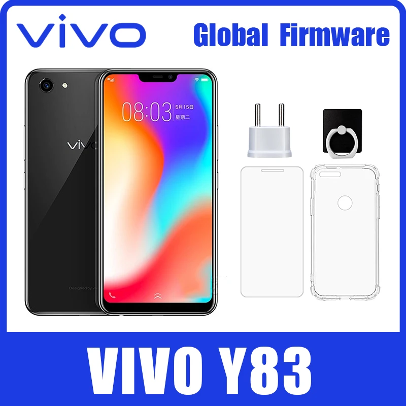 Origanal celular VIVO Y83 Smartphone ,Global ROM Version Dual SIM 1520x720 pixels 6.22 inches MediaTek Helio P22 (Random color)