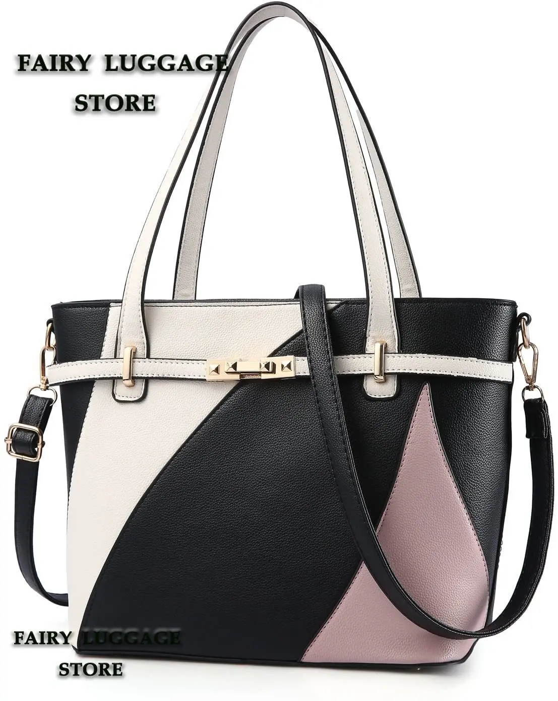 

Top Handle Handbag Purse High Capacity PU Leather Crossbady for Women Girl