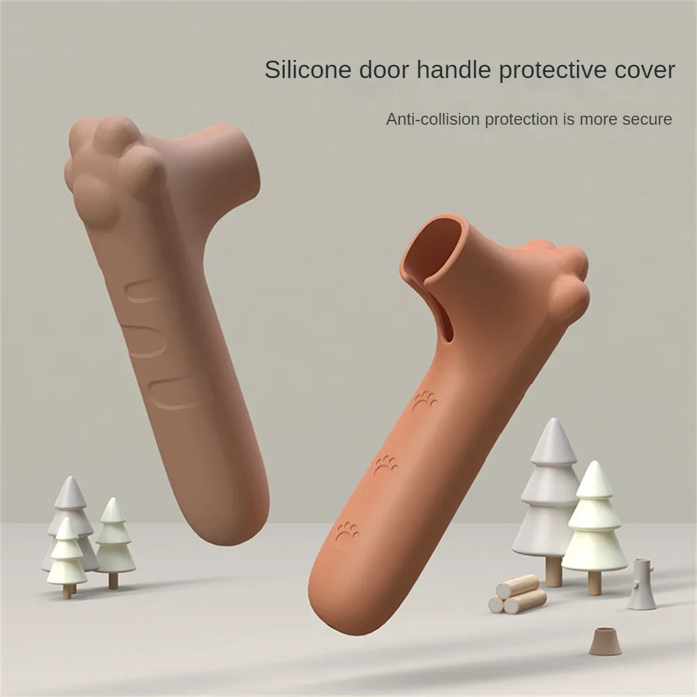 

For Children Bedroom Door Door Handle Cover Cold-proof Anti-collision Cushion Winter Anti-collision Protective Cover Cartoon