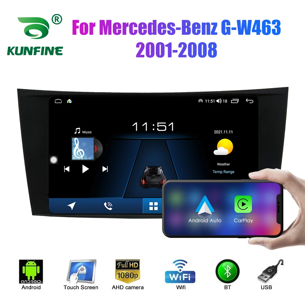 

Автомагнитола на Android, 2 Din, для Benz G-W463 2001-2008, Автомобильная Мультимедийная стереосистема, видео, DVD-плеер, GPS-навигация, Carplay