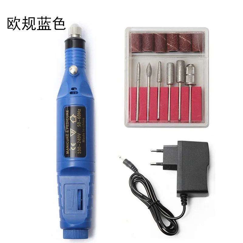 Электрическая дрель для акрилового дизайна и педикюра портативная пилка ногтей