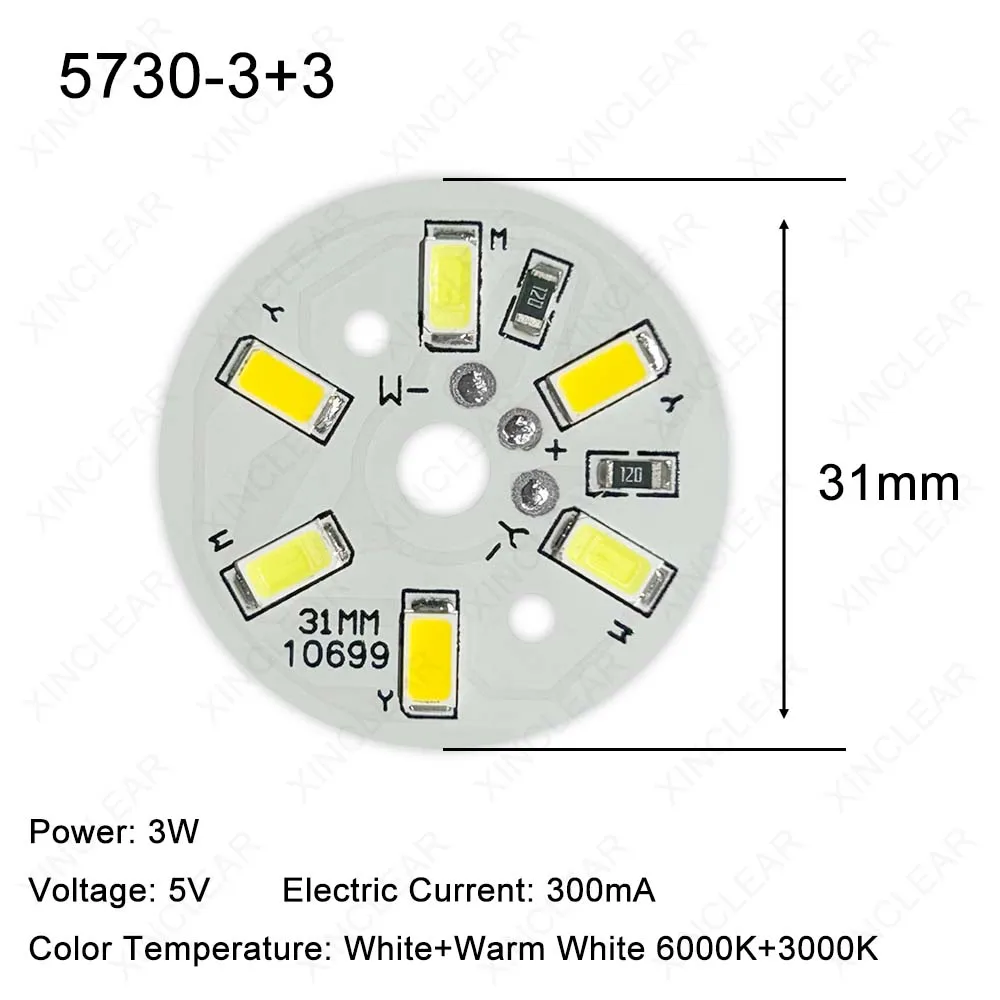 

Светодиодные лампы XIANGCLEAR SMD5730 10 Вт теплый белый