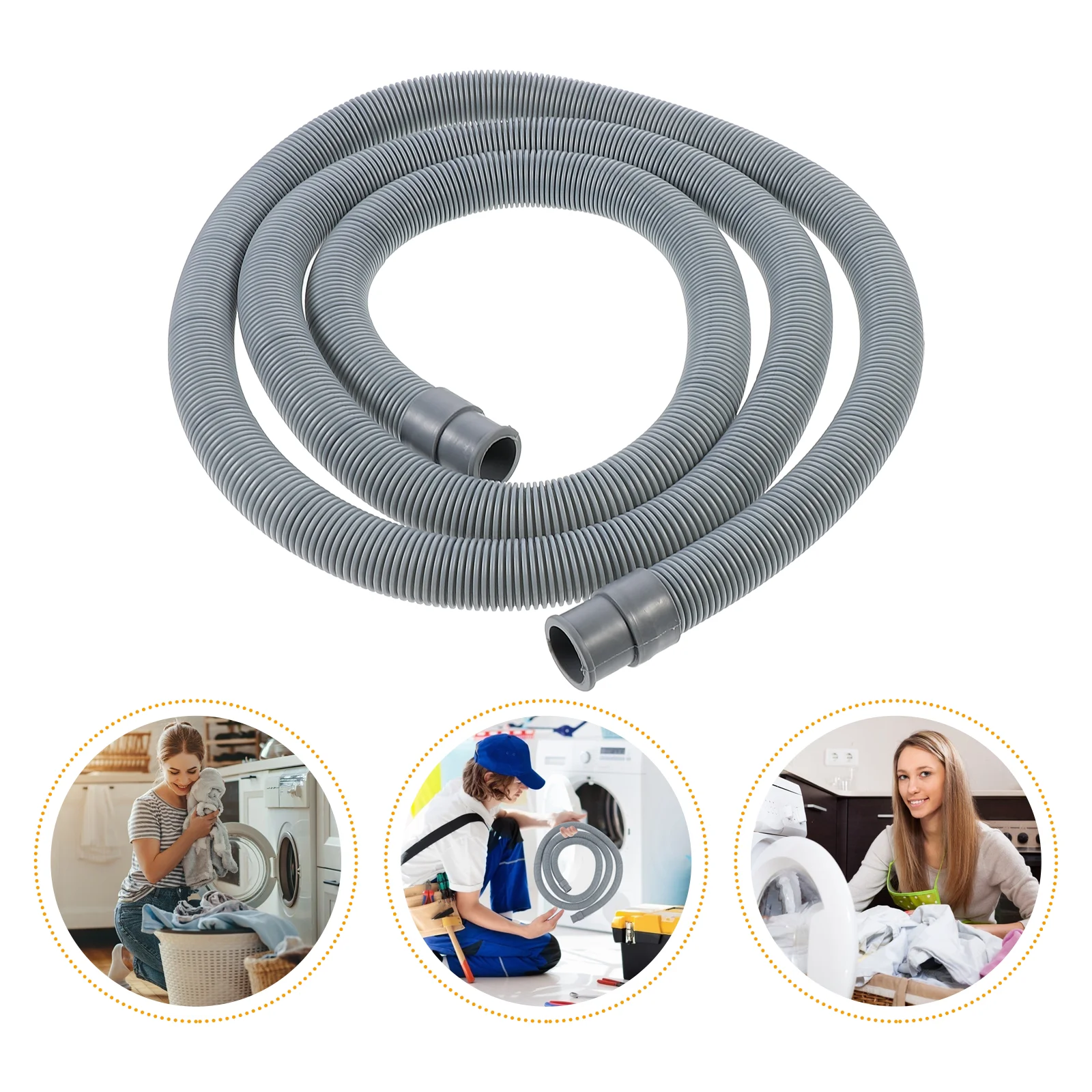 

1pc Drain Hose Portable Practical Light Water Hose Drain Pipe Washer Hose for Home