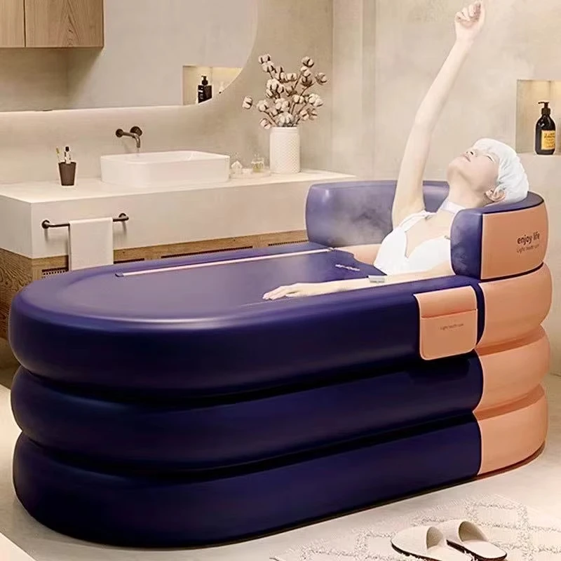 Портативная ванна для взрослых Ручное Зарядное устройство надувная Паровая