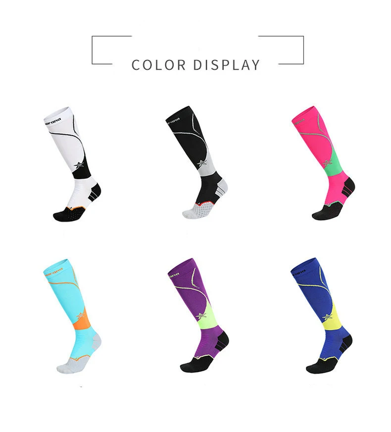 Long Running Socks Adult Soccer Sports Foreign Trade Socks Elastic Marathon Calf Compression Socks Men And Women Summer