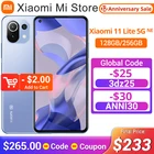 Глобальная версия Xiaomi 11 Lite 5G NE Мобильный телефон 128256 ГБ ПЗУ Snapdragon 778G Octa Core 64MP Тройная камера 90 Гц Дисплей 33 Вт