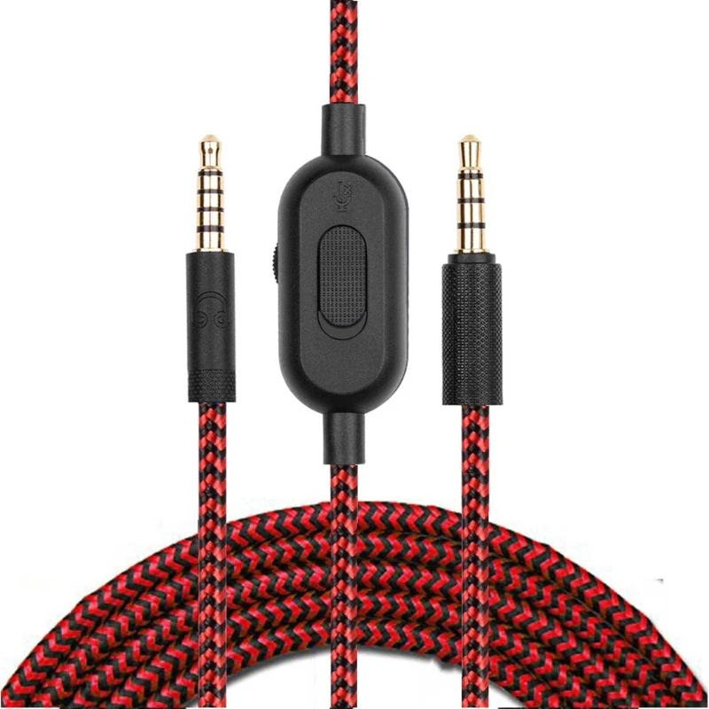 

Gaming Headset Cable Replacement for GPRO X G233 G433 Headphone Flexible Cord No-loss Sound Cable Audio Cable Wire