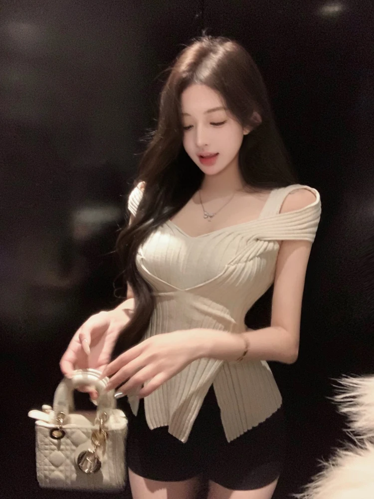 Женская трикотажная рубашка Design Sense Twisted с короткими рукавами весна-лето