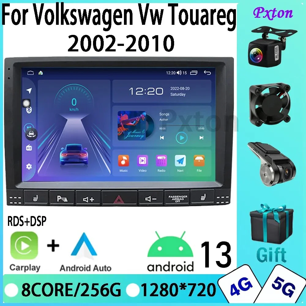 

Pxton Android 13 5G For Volkswagen Vw Touareg 2002-2010 Car Radio Multimedia Video Player Volkswagen Vw Touareg GPS Navigation