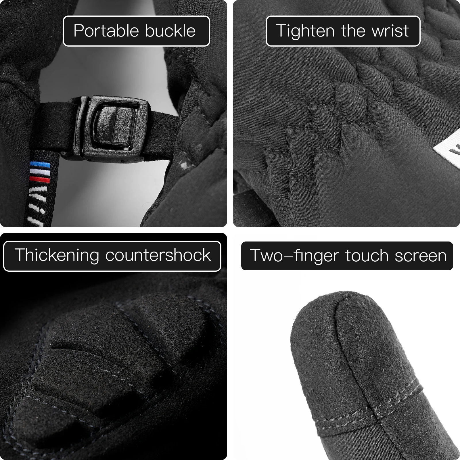 Зимние водонепроницаемые велосипедные перчатки для занятий спортом на открытом