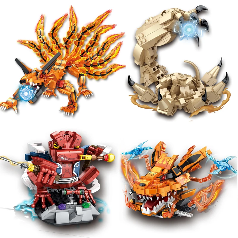 S Bijuu Building Block Sets Classic Characters Uzumaki Sasuk