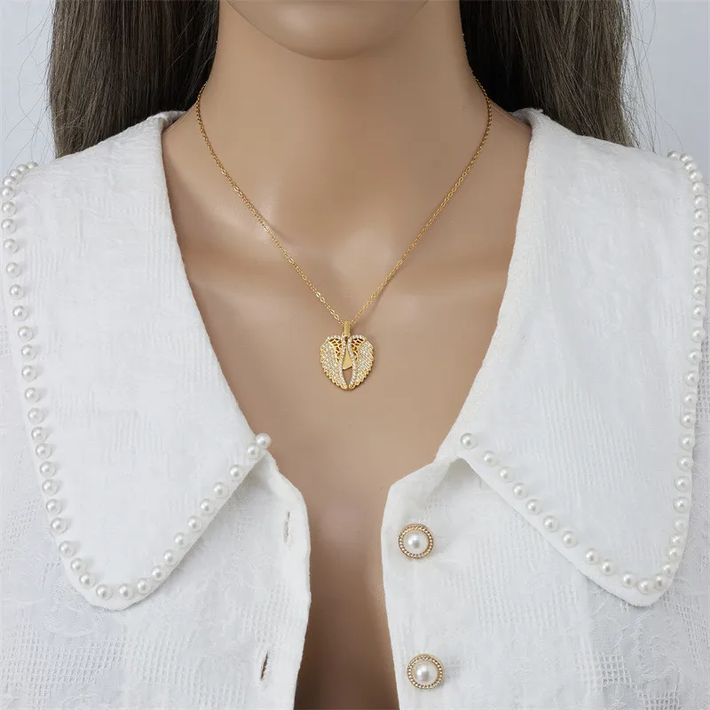 СUGAR TOWN Сердце Солнце Кулон из нержавеющей стали