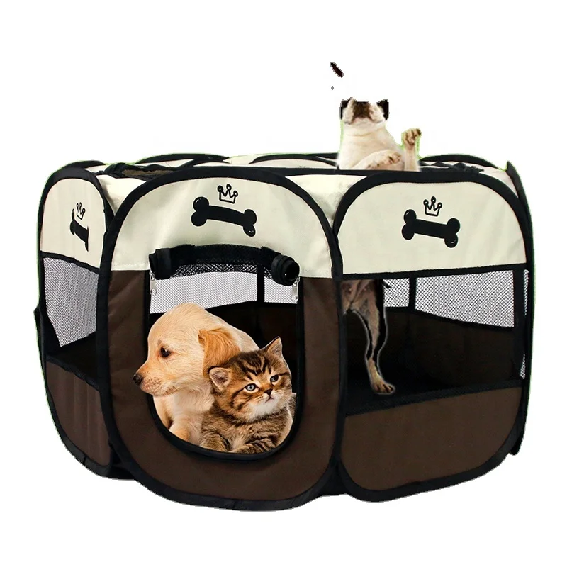 

Foldable pet playpen and puppy playpen pet tent indoor outdoor use dog/cat/pet/rabbit petits animaux cat accessories