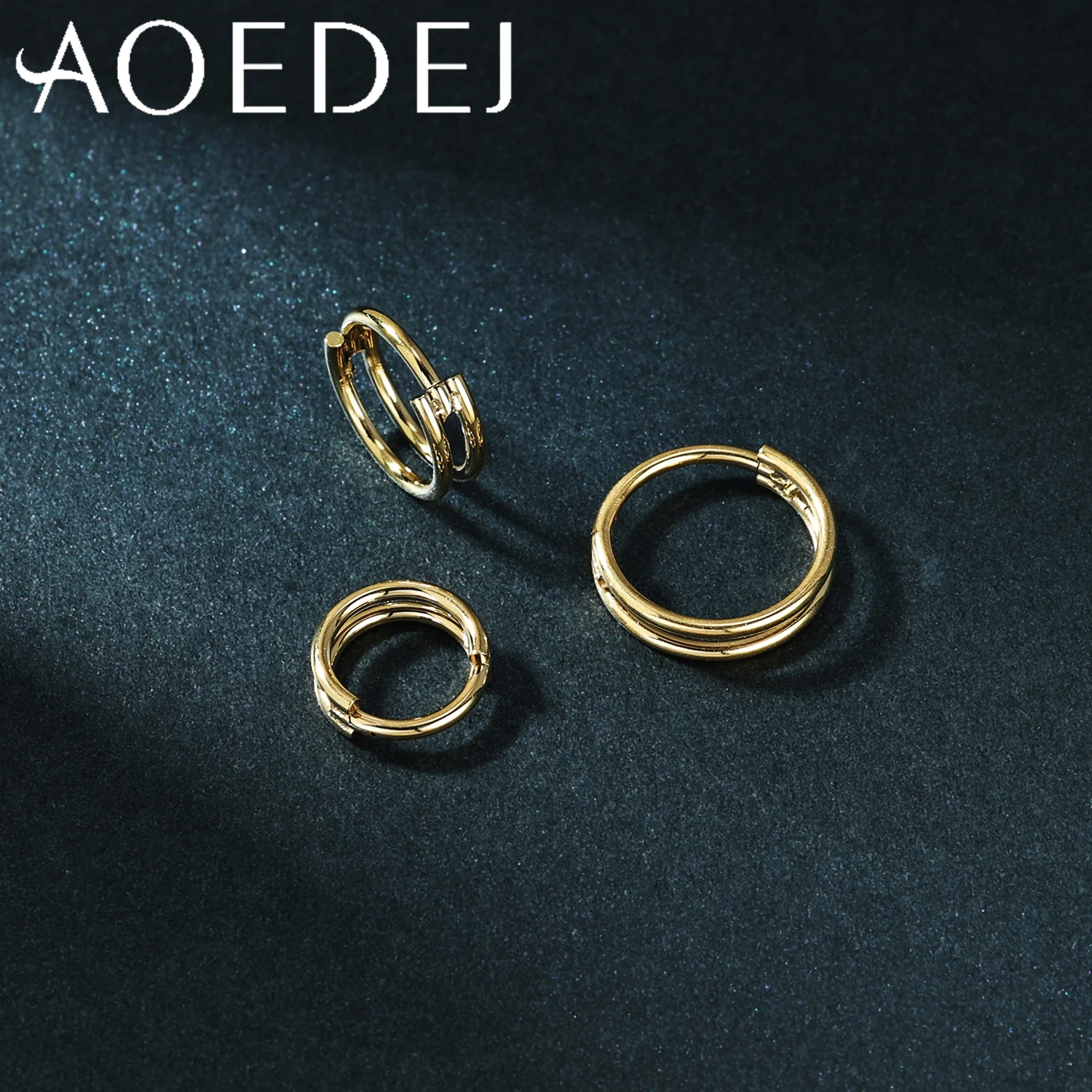 AOEDEJ Кольцо для носа из нержавеющей стали