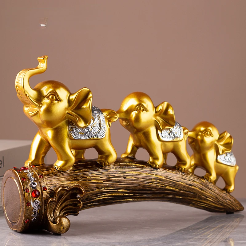 

Elephant decorations, living room wine cabinet, TV cabinet, creative entrance home decoration